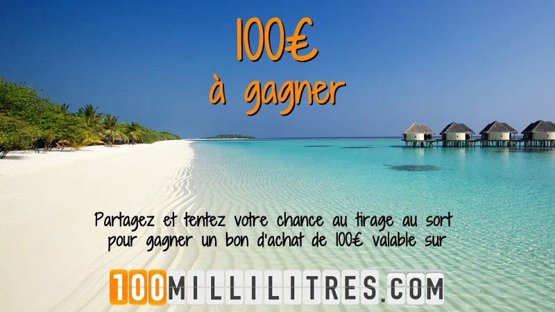 100Millilitres's tweet photo. https://t.co/CFdO7ZryQL vous propose de #gagner 100€. #vacances #voyage #beauté + détails : https://t.co/JVN4TC2iiJ https://t.co/ksgWCTkIdW