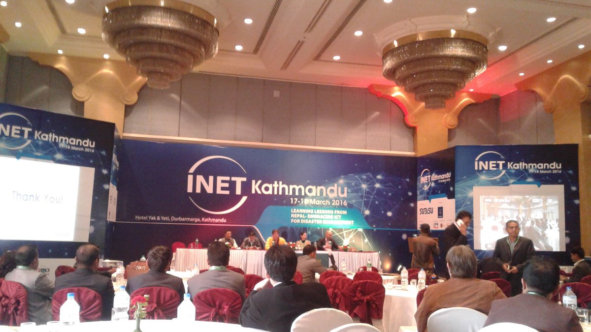 LoveMrpchand's tweet photo. Start next panel discussion #INETKTM https://t.co/axYuBRb3S1