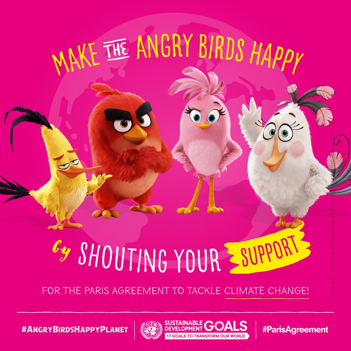 plus_socialgood's tweet photo. Climate change starts with us. Every human (and @AngryBird) has to be part of the solution! #AngryBirdsHappyPlanet https://t.co/4UoQ1qZVfZ