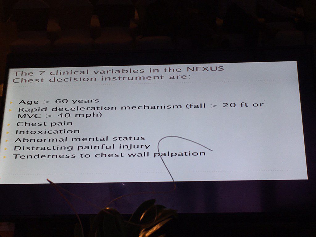 Ayesha_Almemari's tweet photo. Nexus chest trauma rule Yes or No? #gamet2016 https://t.co/TjchNjiT34