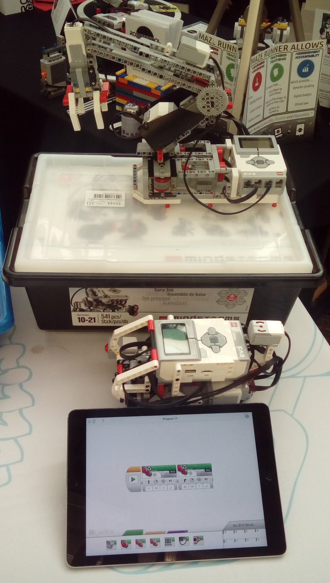robotskool's tweet photo. #OHTC #Computing with #Robotscool & @LEGOEducationUK #EV3 vs #NXT Total #digtalliteracy stand 15 & 16 https://t.co/2DyJyZbXeZ