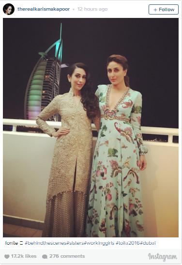 bollywood_spy's tweet photo. These sisters sure know how to sizzle it up! #KareenaKapoorKhan &amp; #KarismaKapoor at #TOIFA2016 https://t.co/NDuczFbNpv