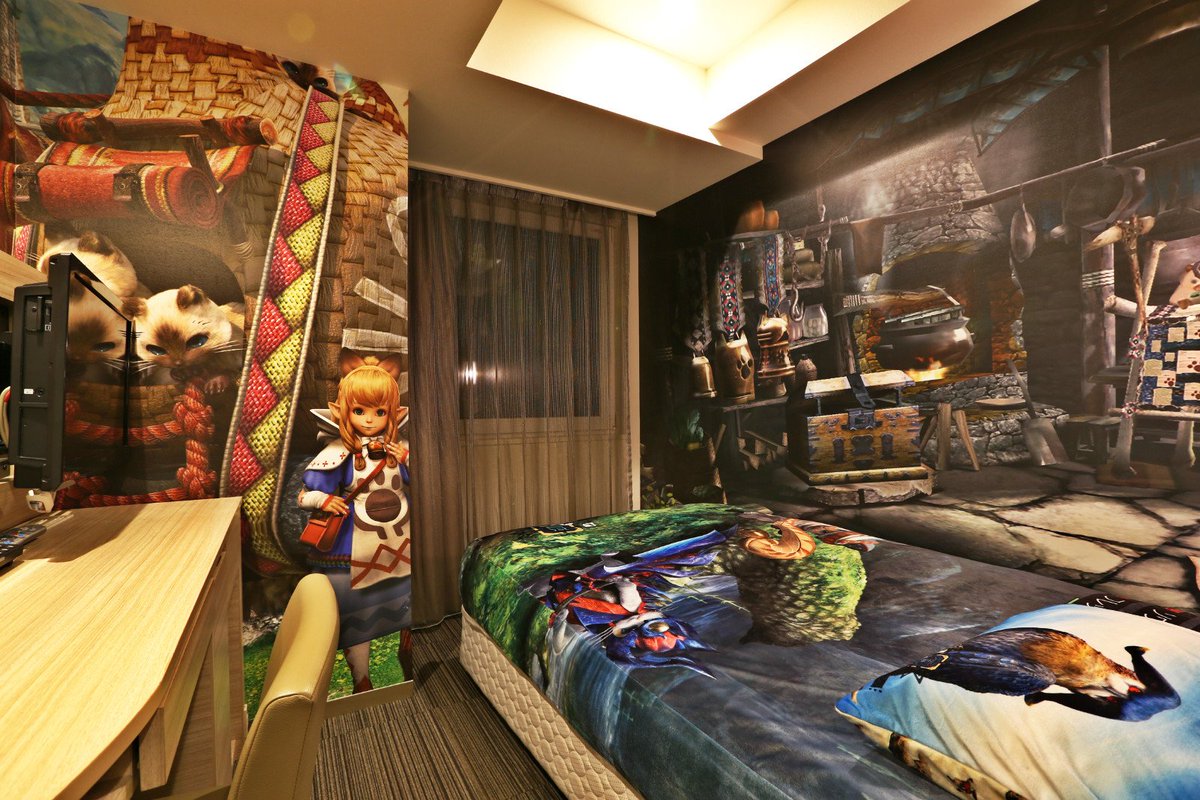 モンハン部 No Twitter Mhx Mhx 相鉄フレッサイン東京京橋 コラボルーム 好評オープン中です マイルームがモチーフになっている部分も 宿泊は6月30日までの期間限定 予約はお早めに 詳細 Https T Co Utljnwzb8f Https T Co Z2bd28nimn