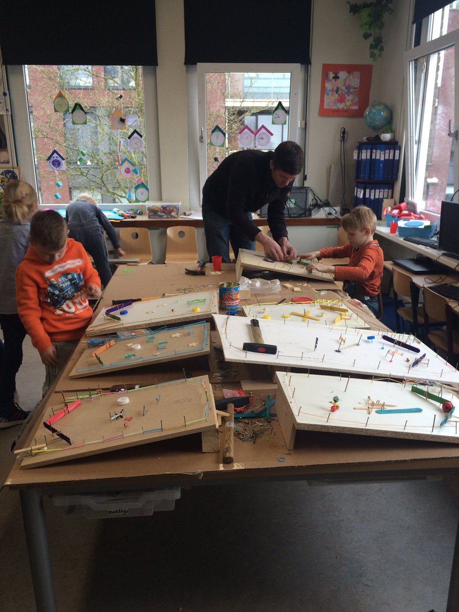 bsStJozef's tweet photo. Wij vieren vandaag al Jozefdag (offic. 19-03) en we timmeren met de hele school! https://t.co/VOKqFlel89