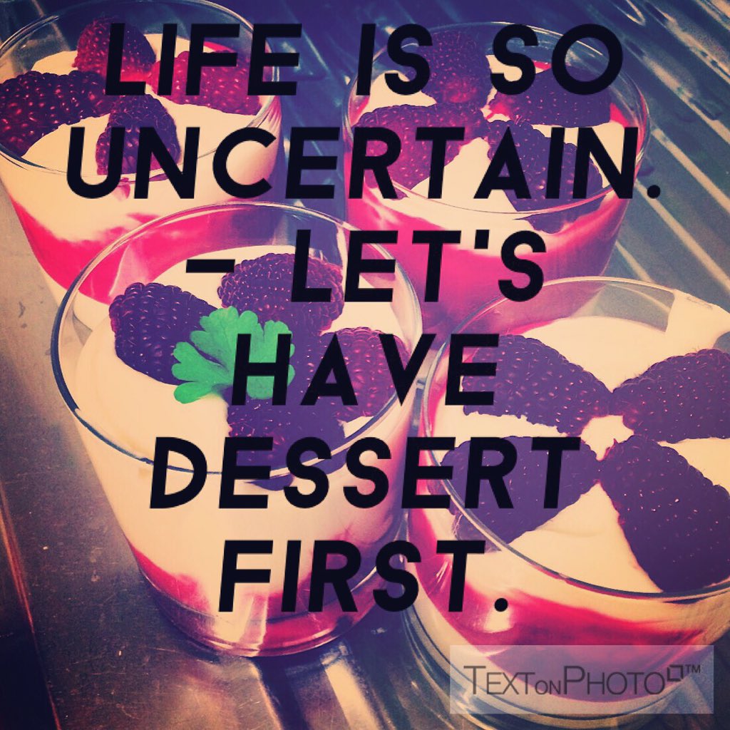 revivomethod's tweet photo. carpe diem... and dessert. #Life #CarpeDiem #mindfulness #QOTD #HappyFriday https://t.co/oGDX9jV7DD