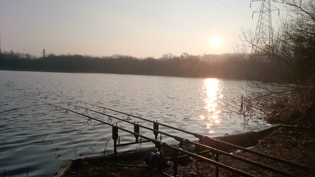 Love watching the sun com up #thatscarpy #carpfishing #fishing #sun