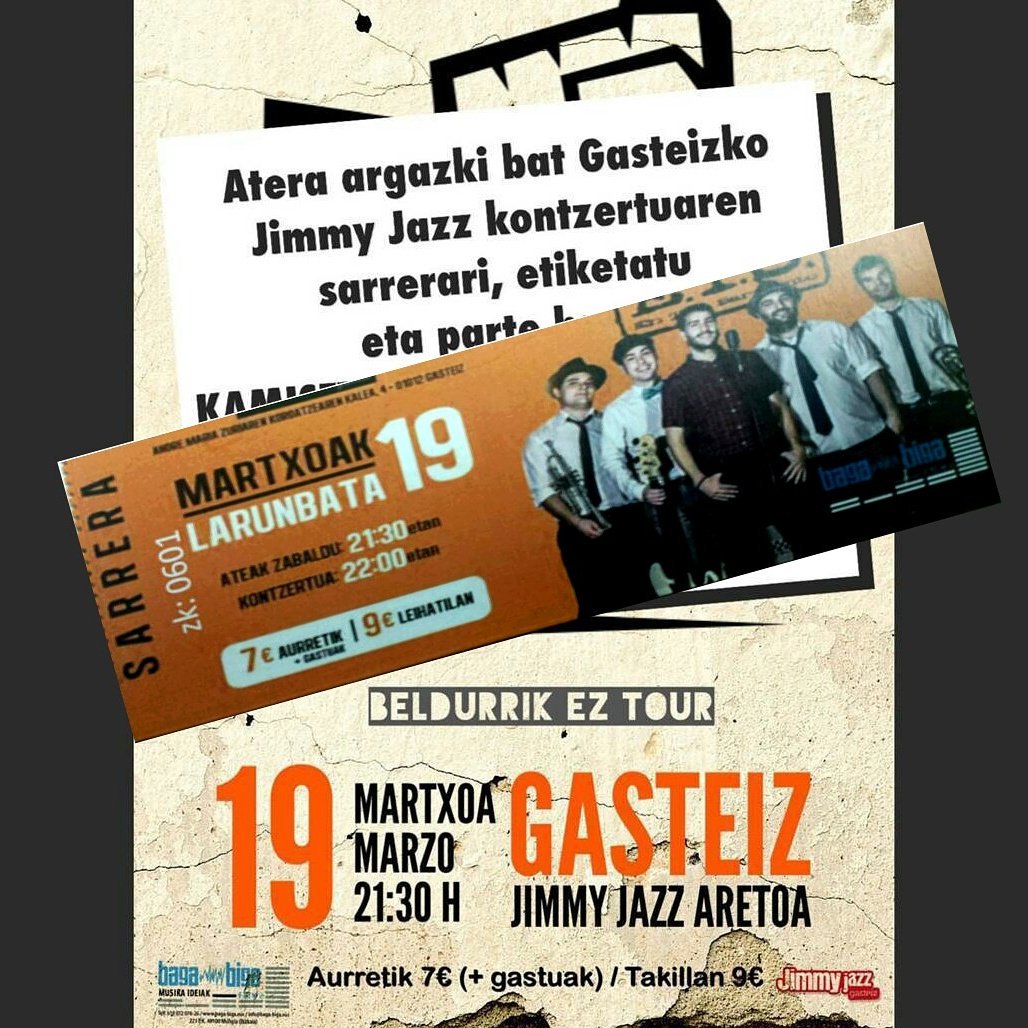 jkgoiko's tweet photo. ZOZKETA @entolsarmiento Gasteiz ( BELDURRIK EZ ) ,Martxoa 19 @JimmyJazzGz  @BagaBigaeus #jkgoiko  #mariano #aitatxu https://t.co/SbUxrWeElx