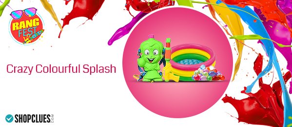 ShopClues's tweet photo. #LetsPlayHoli & Have a Fun Splash with Colors, Balloons & more! Check out & Shop @ #RangFest https://t.co/4Wl8IMWIGR https://t.co/uTqGTP1GVv