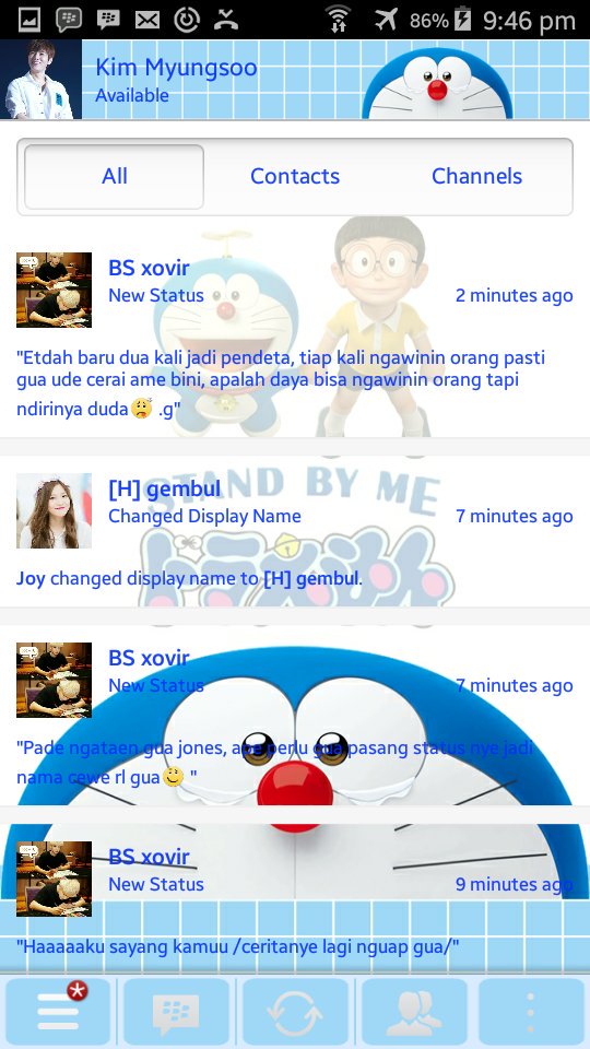 Infinite_LKim92's tweet photo. Mau tampilan bbm kayak gini? Only 5k bisa dpt bnyk tema. Yg mau dm https://t.co/WzWz5gbNLn