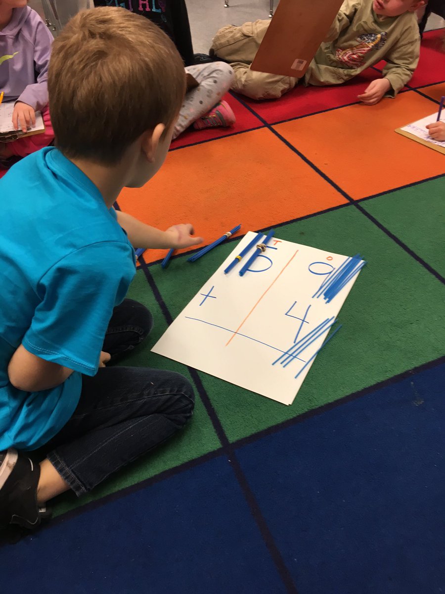 k_blomdahl's tweet photo. Addition and Subtraction with regrouping #SmartFirstGraders https://t.co/UklxAqE2UG