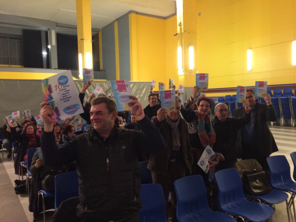 Pascal_Priou's tweet photo. On se lève tous pour #UNSA. A Narbonne, les UD et l'UR sont mobilisées pour la campagne #TPE @UNSA_officiel https://t.co/LEcqIco0Cp