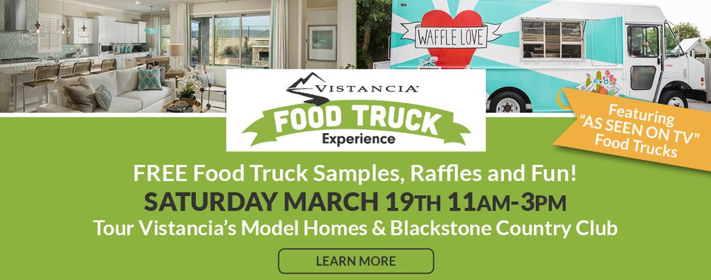 Join us tomorrow from 11-3 for the Fifth Annual Vistancia Food Truck Experience! Learn more: on.fb.me/1UmzSgC