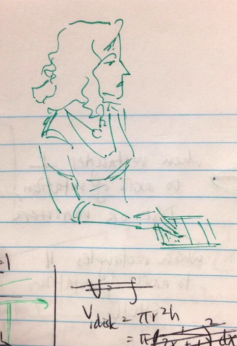 ive been doodling my calc teacher in my notes lmao 