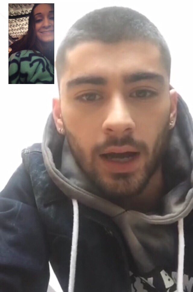 Finally got to FaceTime bae this morning!! <a href="/zaynmalik/">zayn</a>