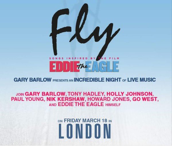 .<a href="/GaryBarlow/">Gary Barlow</a> will be joined by stars of the <a href="/EddieEagleMovie/">Eddie the Eagle</a> album #Fly for the launch at <a href="/OneMayfair/">One Mayfair</a> tonight, 18Mar