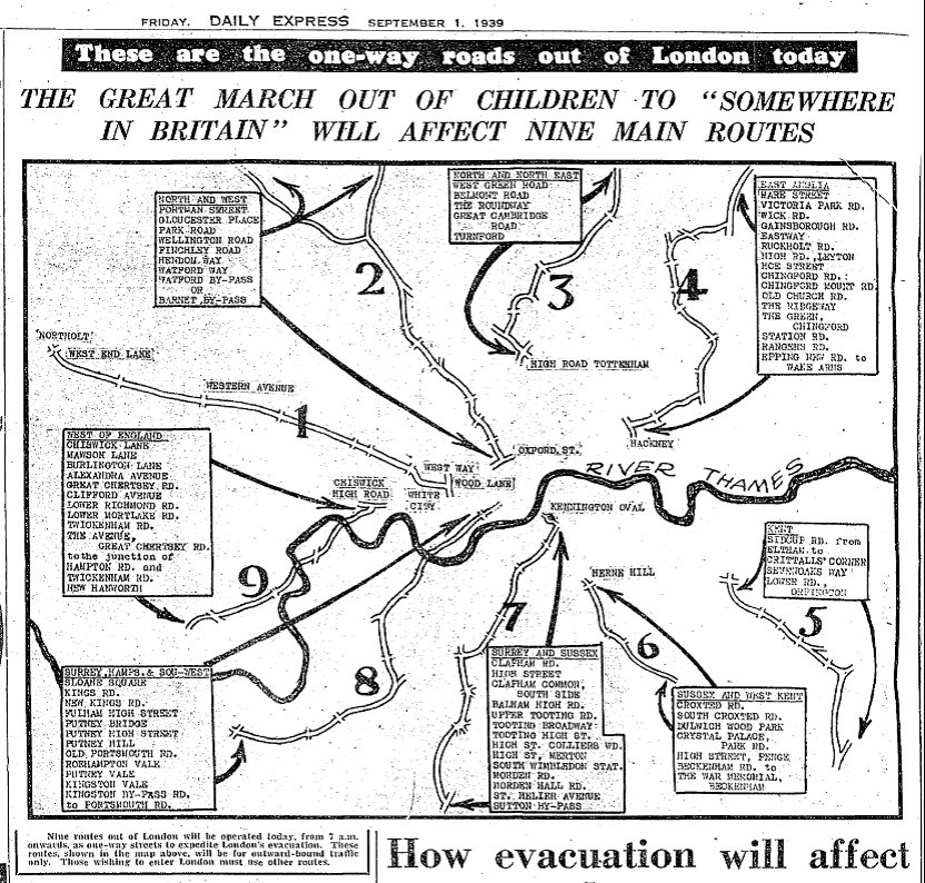 Guernseyevacuee's tweet photo. Rt@MickHayes1: Traffic reports in 1939 were very different from today #evacation #WW2 https://t.co/0i4rs9kfW7