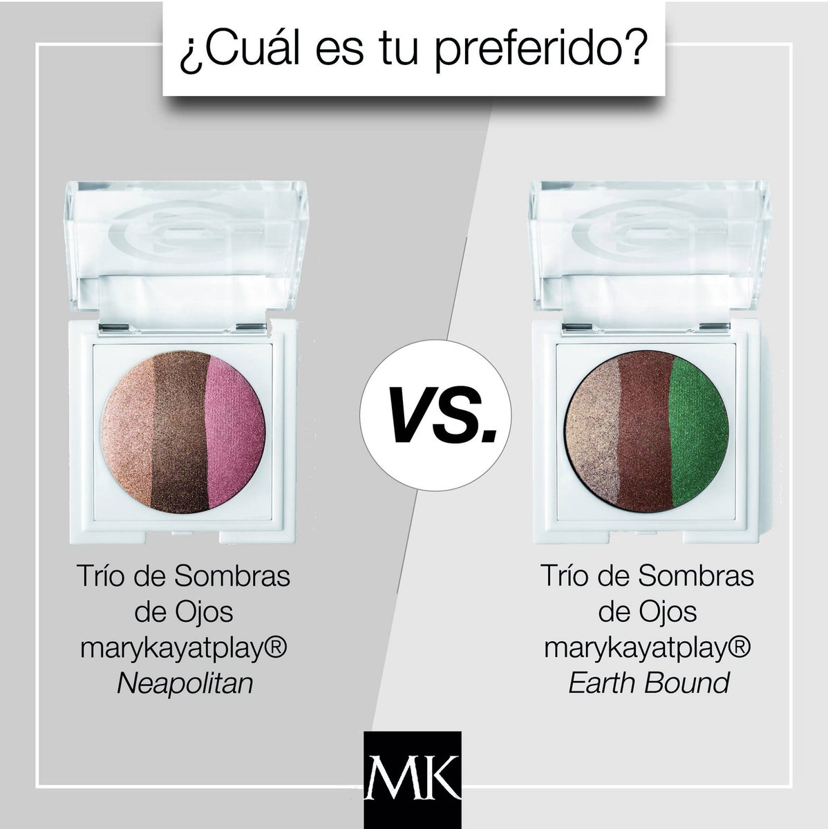 marykayespana's tweet photo. ¿Neapolitan o Earth Bound? ¿Qué Trío de Sombras marykayatplay® te gusta más ? 

https://t.co/9Bg7QUdlcv #MaryKay https://t.co/MdypopKDOS