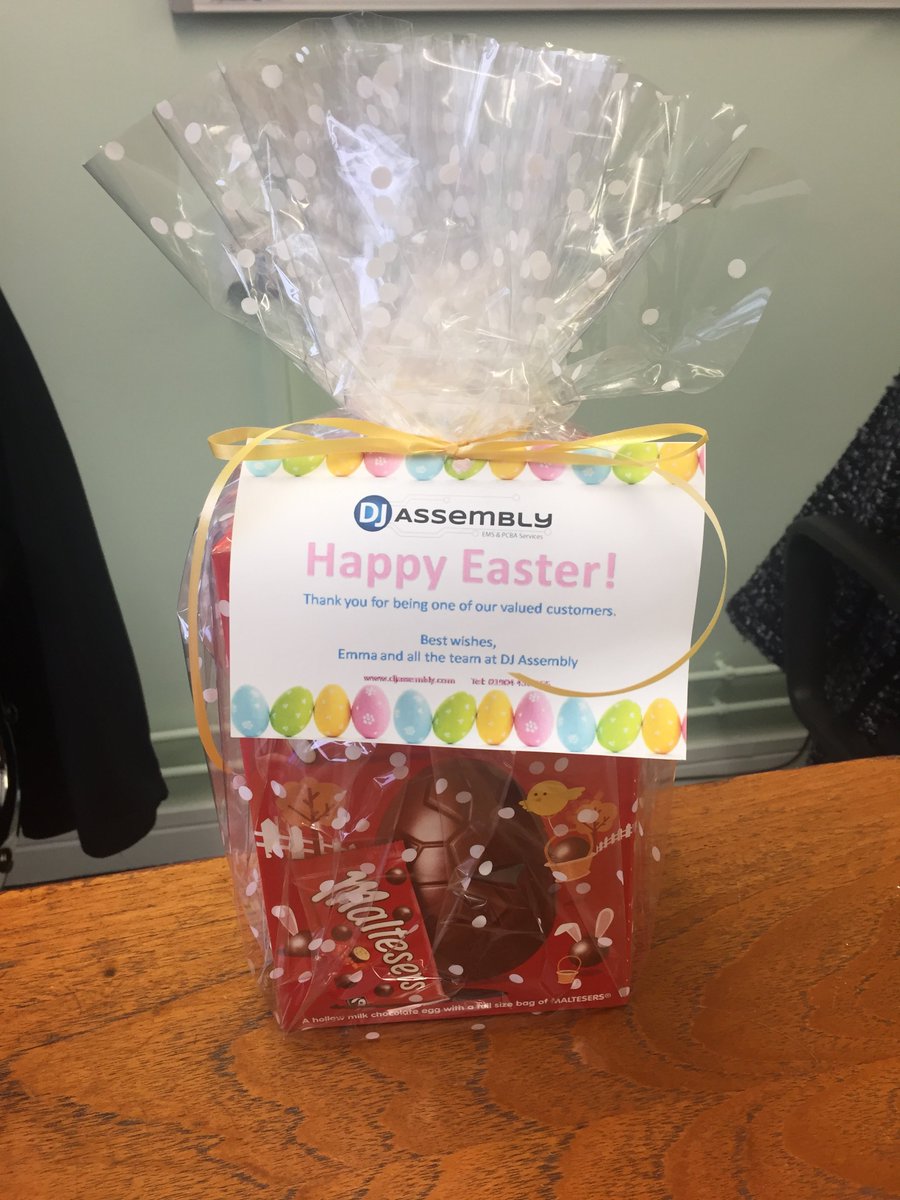 Thankyou to our lovely suppliers <a href="/DjAssembly/">DJ Assembly</a> 4 the #easter egg! #Lent is nearly over &amp; we can eat #chocolate again!