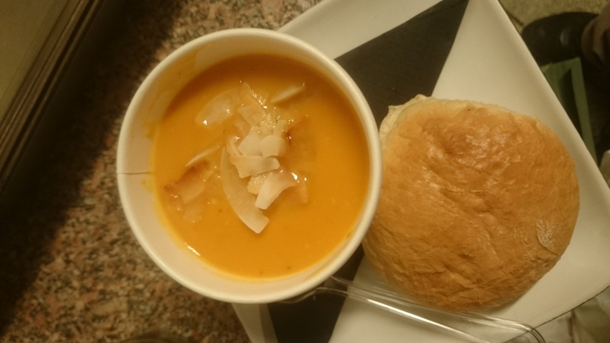 Today's #nkono  guru choice has to be this #sweetpotato &amp; #coconutsoup   <a href="/bbq_bolton/">BBQ Bolton Market</a> <a href="/BoltonMarkets/">Bolton Markets</a>  Irresistible!