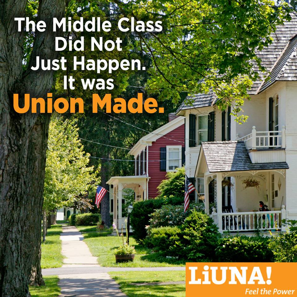 LECET's tweet image. Save the #middleclass. Support #unions. Retweet if you agree. @LIUNA #FeelthePower