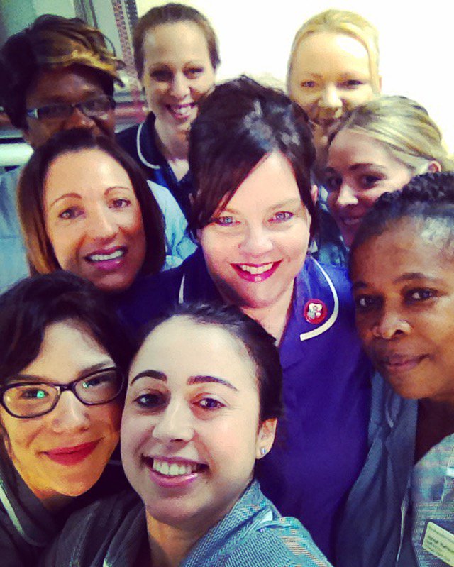 Our nurses taking part in a recruitment campaign photoshoot today! #LoveNursingLoveNorthampton <a href="/WeNurses/">WeNurses 💙</a>