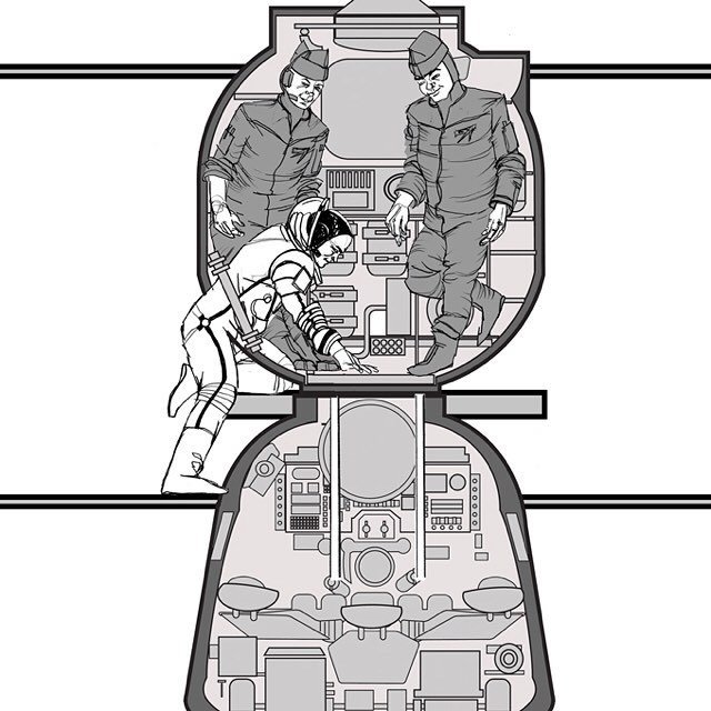 soyuzblue's tweet photo. #graphicnovel #comicbooks #comics #scifi #soyuzblue #spx #soyuz #russianspaceprogram #cosm… https://t.co/WBZU3tj90w https://t.co/jzEueaJqLX