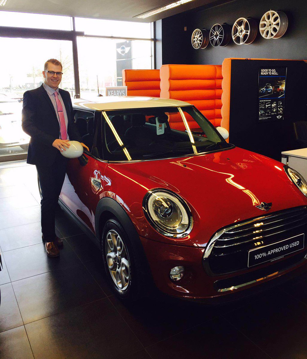 Dan Coughlan from Carrigaline has joined the Kearys MINI team! Visit Dan in Little Island to pick out your 161 #MINI