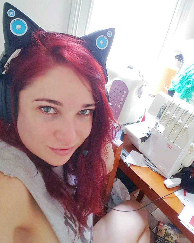 FeistyCuffs's tweet photo. Weekend forecast: sewing with a chance of roller derby*. What are your plans? *Kidding! I am always playing roller … https://t.co/8mV8eyankv