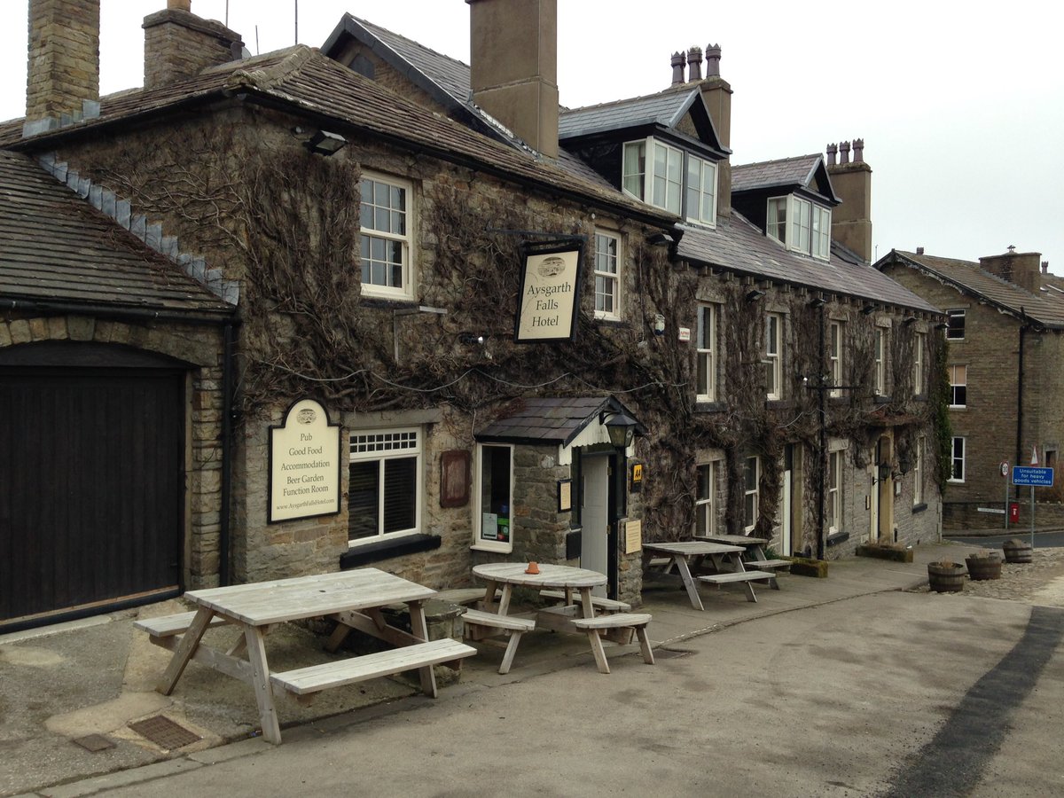 A grey, damp day in the dales <a href="/Aysgarthhotel/">Aysgarth Falls Hotel</a>, at a least I left you with #TheYorkshireSpirit