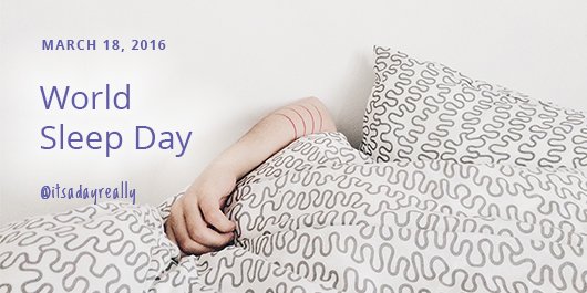 Another sleep day this week! #worldsleepday #naptime #goodnight
instagram.com/p/BDGCueihtvU