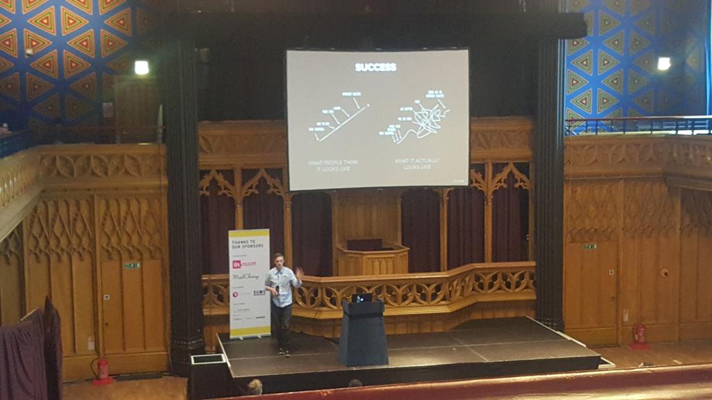 zedimage's tweet image. What actually success looks like, Roy Jones @robuk of @FanDuel startup @dibiconf #dibi2016