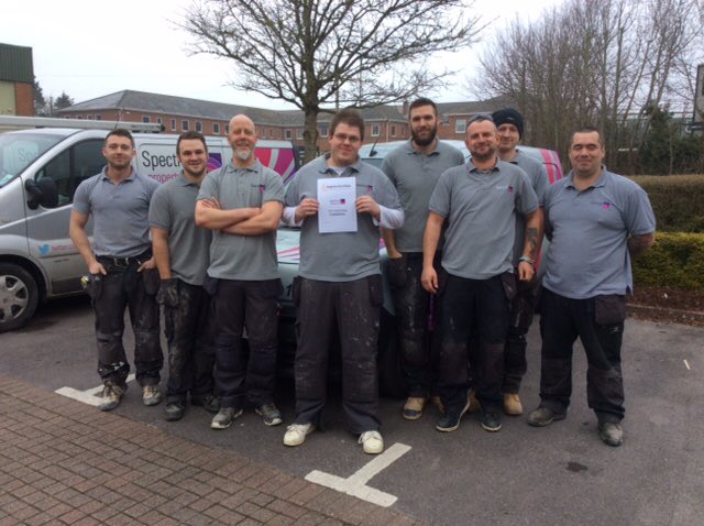 jo_billinghurst's tweet photo. Lots of team support for apprentice Alex Leaning, just completed level 2 plumbing #NAW2016 #Spectrumpropertycare https://t.co/5spvc8nkFl