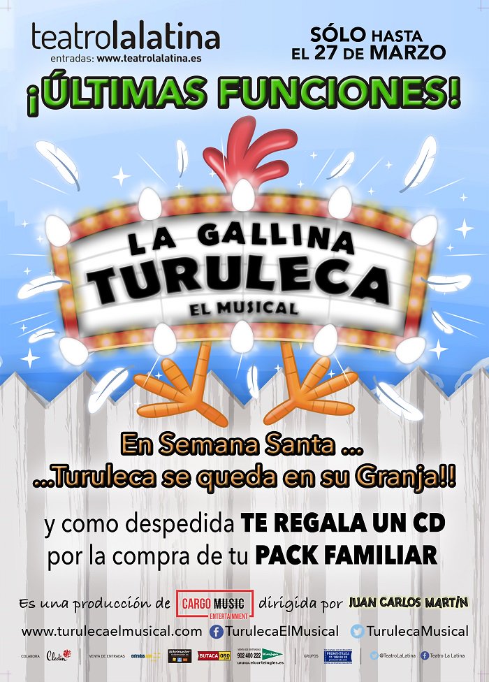 Ven al teatro en familia y llévate el CD de <a href="/TurulecaMusical/">Turuleca El Musical</a> GRATIS ¡Para que nunca olvides sus canciones!