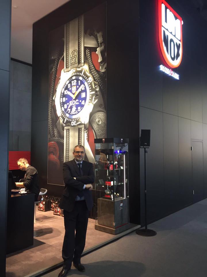 Ernesto Kohen, presidente de <a href="/GChronex/">Grupo Chronex</a> en el stand de #Luminox <a href="/Baselworld/">Baselworld</a>  facebook.com/gchronex/