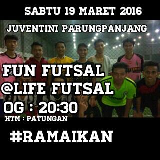juventiniprp1's tweet photo. #FunFutsal JuventiniPrp | At: Life Futsal parung panjang | OG: 20:30 | DC: Juve home | HTM: PATUNGAN https://t.co/0lmkkvS9Vx