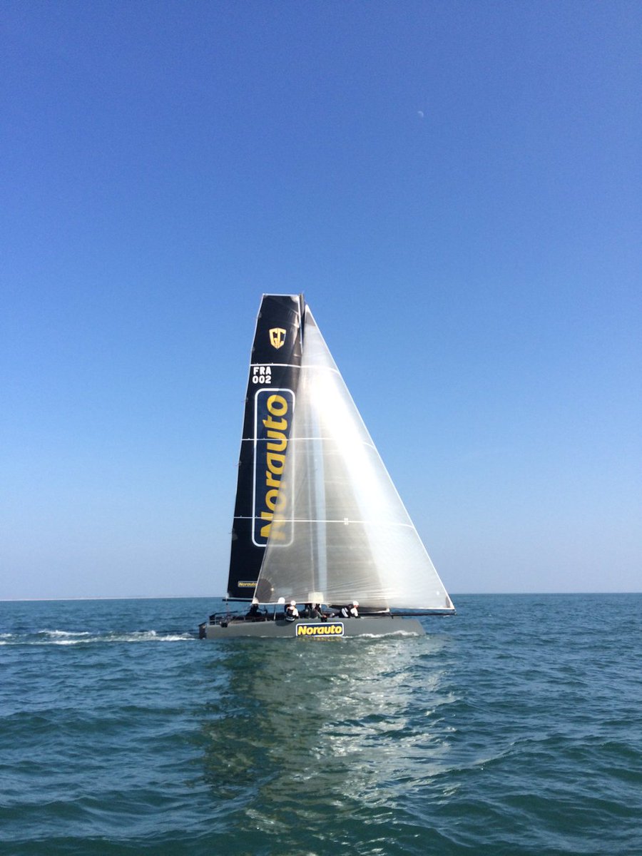 NorautoFr's tweet image. #Norauto et le @GroupamaTeamFr sur @France3tv ! francetvsport.fr/tout-le-sport/… (Photo : @gael_robic)