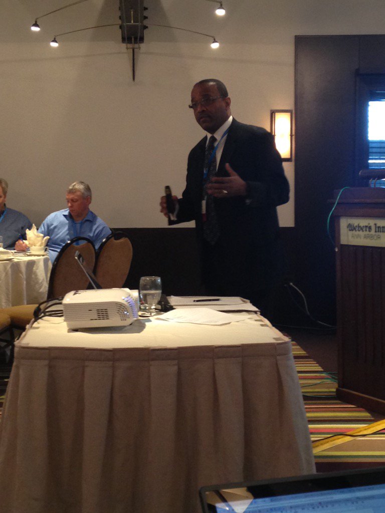 MSPRA's tweet photo. Larry Johnson, President, Natl. Assoc. of School Safety &amp; Law Enforcement, speaks about school safety. #mspra16 https://t.co/xSl0Nhzrh0