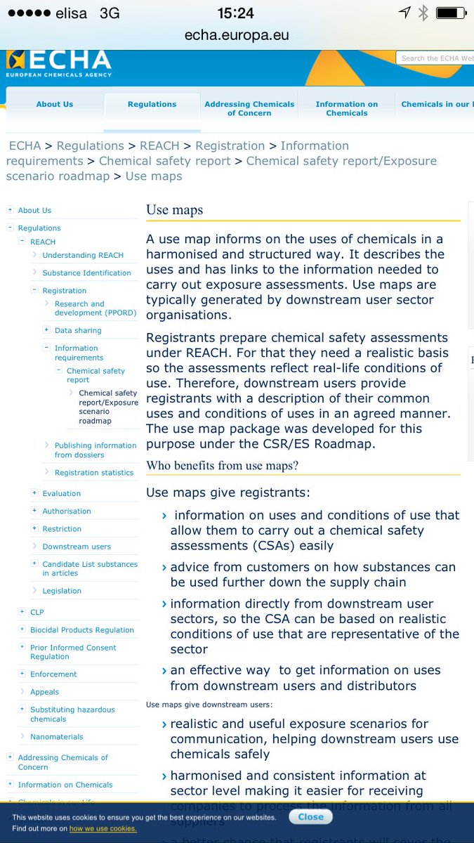 christel_musset's tweet photo. REACH: Use maps published to help uses description in the supply chain and facilitate preparing exposure scenarios https://t.co/EdorMzmuhT