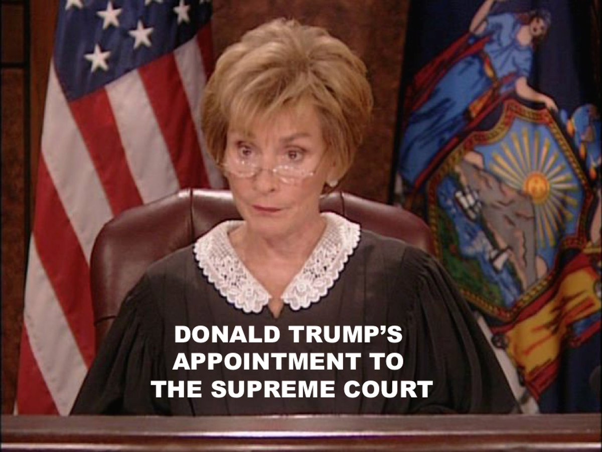 Trump's first appointment.