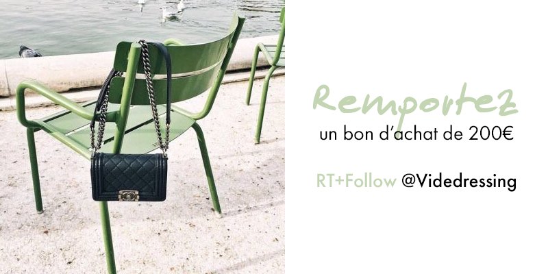 Videdressing's tweet photo. On vous gâte ! 😘  Pour remporter un bon d'achat de 200€ : RT + Follow @Videdressing 💁  💶 https://t.co/mVj0LtUR7W