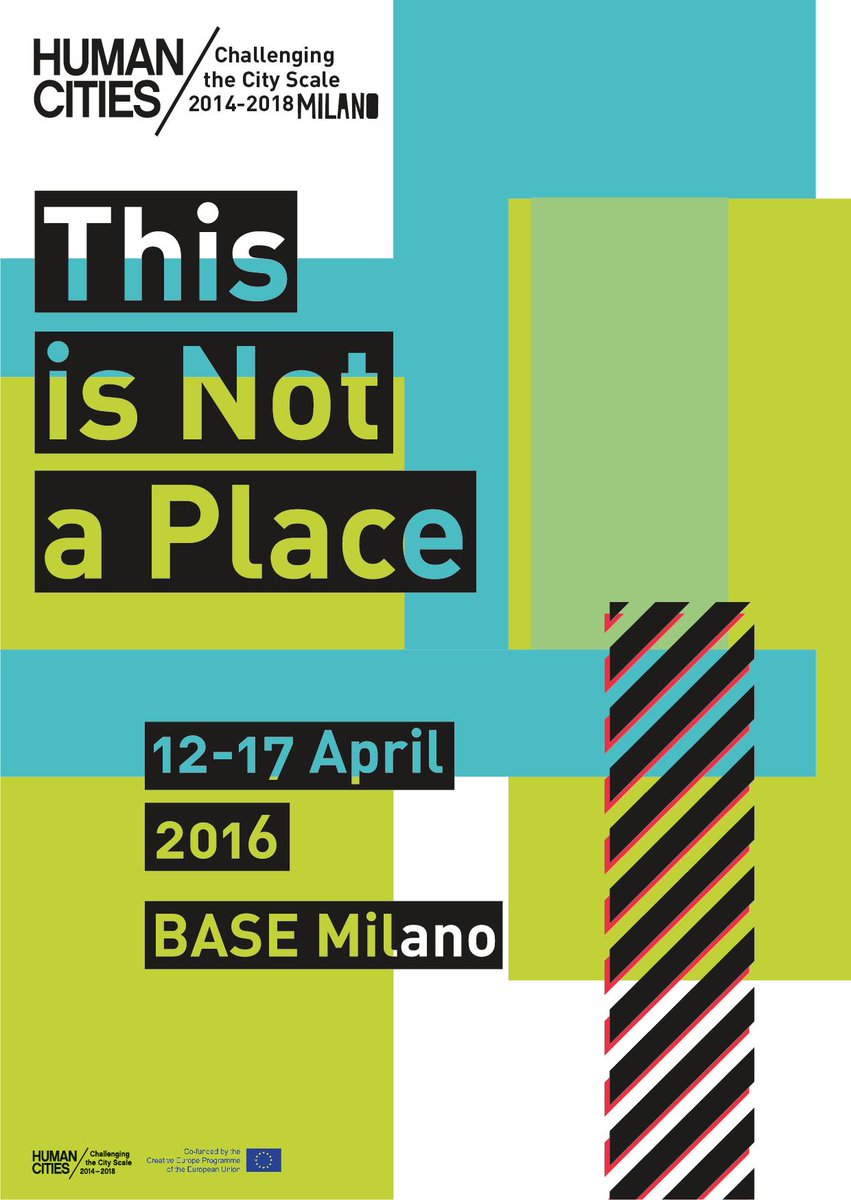 HumanCitiesEU's tweet photo. @HumanCitiesEU ChallengingTheCityScale/Exhibition @base_milano 12-17/03 #tortonadesignweek #fuorisalone @polimi https://t.co/Cvy1bBlXMU