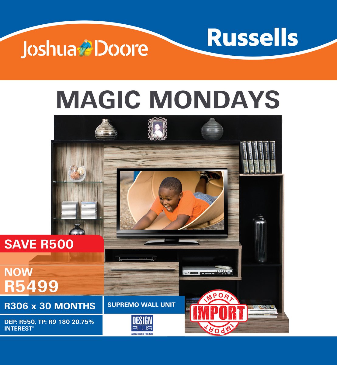 Get a FREE Home Assembly when you purchase this SUPREMO WALL UNIT! Catalogue: bit.ly/1XVxdb9