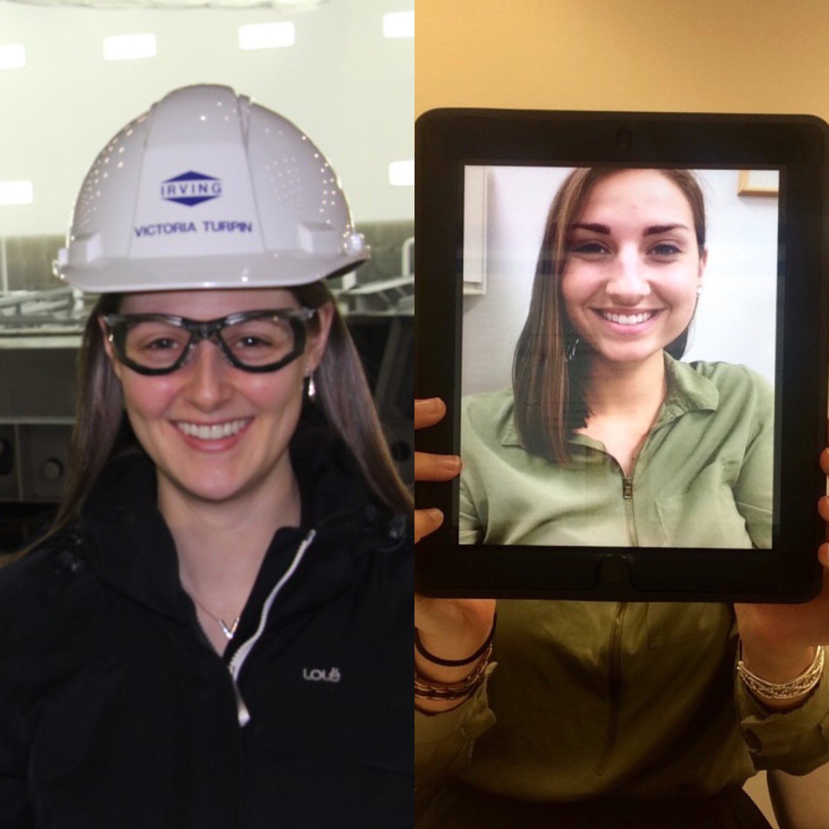 jdirvinglimited's tweet photo. .@MSVU_Halifax #PR students Victoria &amp; Emily work at #Halifax Shipyard and #SaintJohn head office @CAFCE_CoopWeek https://t.co/B6q0uo8QjO