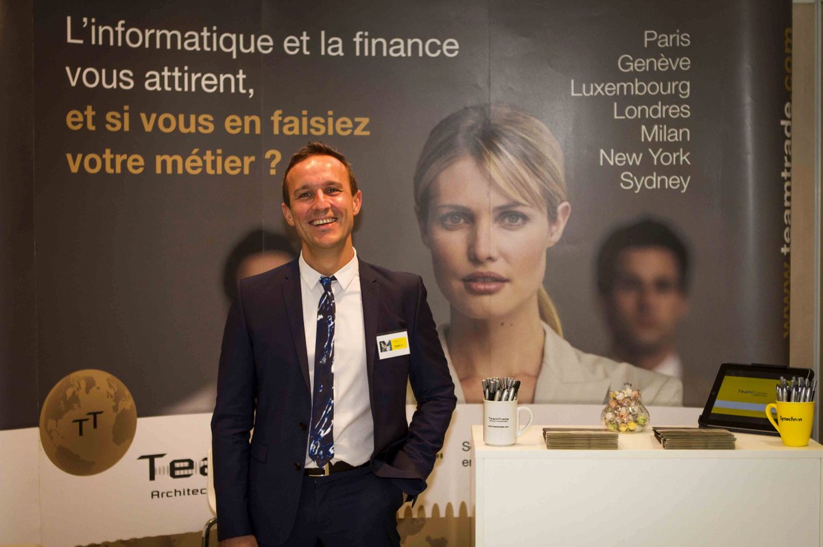 TeamTradeGroup's tweet photo. JOB 🔎 | @TeamTradeGroup était présent au 6ème salon @Moovijob Tour Delux, le 11/03 😉 #job #finance #IT #emploi https://t.co/xnng404ymG