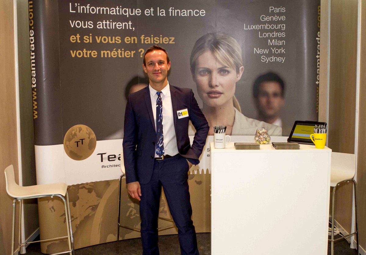 TeamTradeGroup's tweet photo. JOB 🔎 | @TeamTradeGroup était présent au 6ème salon @Moovijob Tour Delux, le 11/03 😉 #job #finance #IT #emploi https://t.co/xnng404ymG