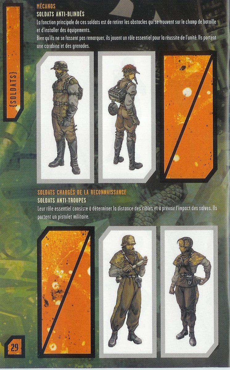 陽炎01型 Ring Of Redのフランス語版取説のスキャン画像をインターネットの海から見つけた 随伴兵の全身画像がありがたい T Co Z0fjj8rtrm