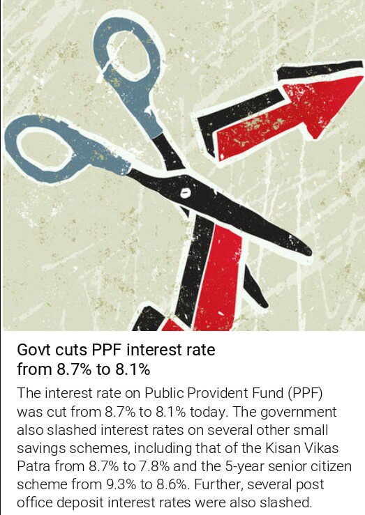 geetv79's tweet photo. When I Have to #RollBackEPF Tax
I Slash 💸 Interest Rates on 💸
PPF
Kisan Vikas Patra
Sr.Citizens Savings 
PO Savings https://t.co/iNINqh0Pv4