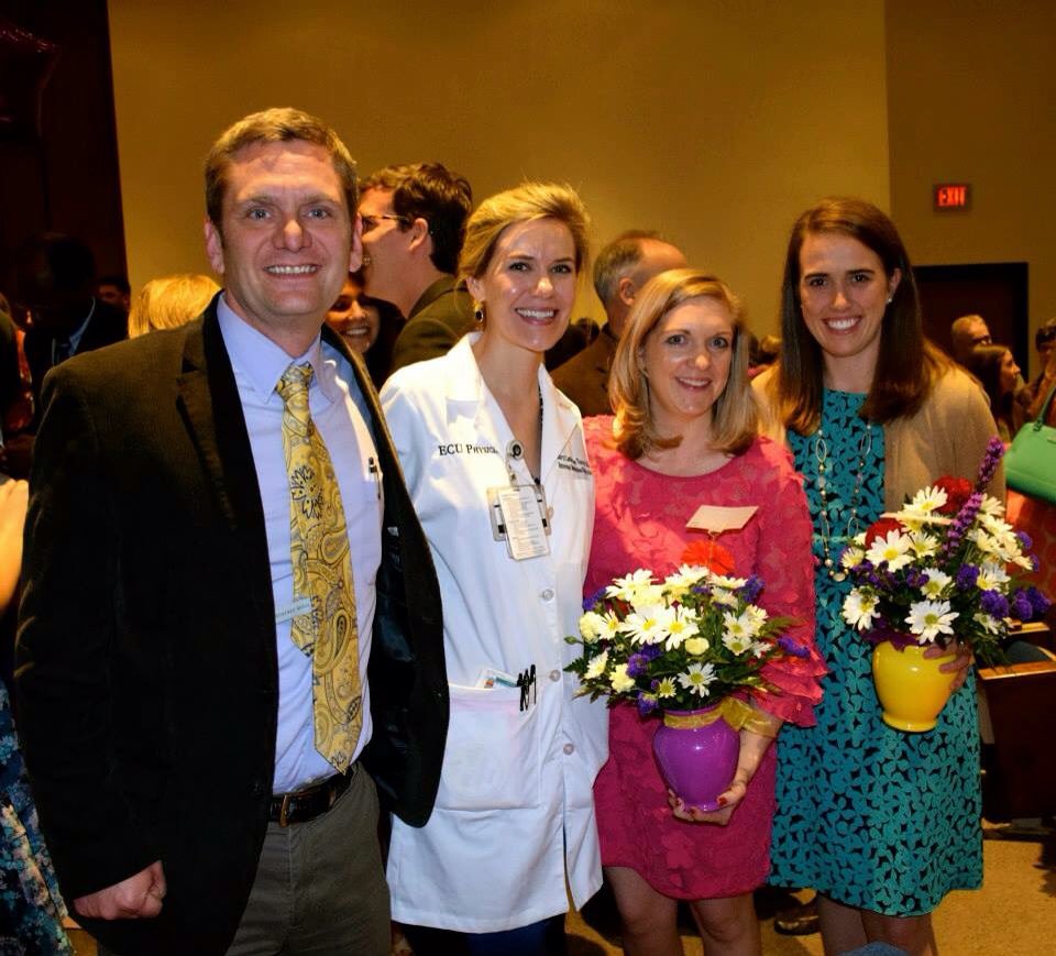 ECUMedPeds's tweet photo. Former PD, Dr Brinn & current PD, Dr Turner w/ Dr Edwards & Dr Johnson @ last year's Match Ceremony #FF #Match2015 https://t.co/W82WE4qMNX