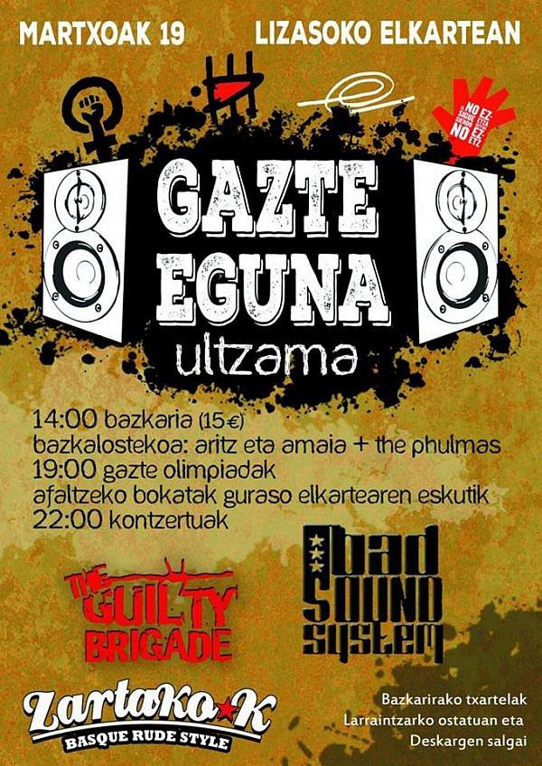 StepiSelektah's tweet photo. Bihar Ultzamako gazte egunean egongo gara Reggae doinuak jartzen! Ongi etorriak!!! https://t.co/MtSXC8uDY5