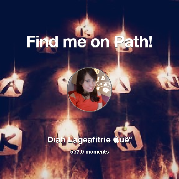 DialaFitri's tweet photo. I've shared 537.0 memories with my friends on #Path - see them now at https://t.co/66o0FwtWQz! #thepersonalnetwork https://t.co/lpY1LubiDG